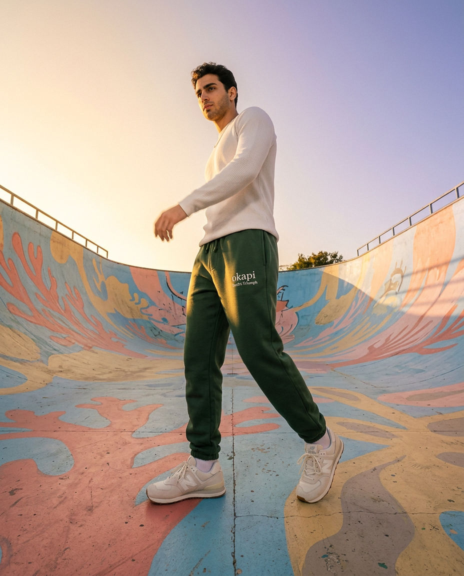 Okapi Green Rainfall Pant