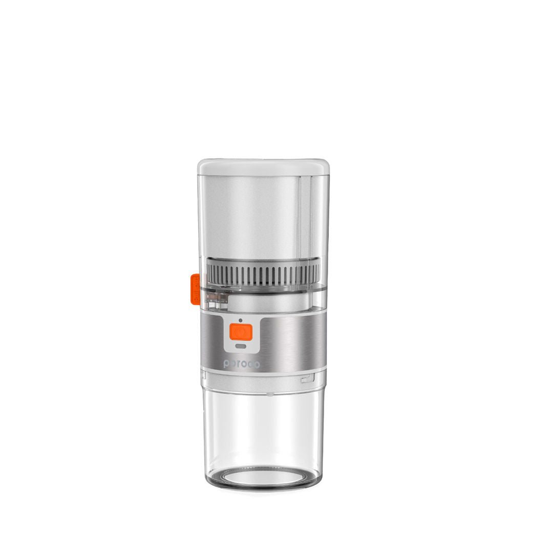 Porodo Lifestyle Portable Slow Juicer, 55W, White/Orange