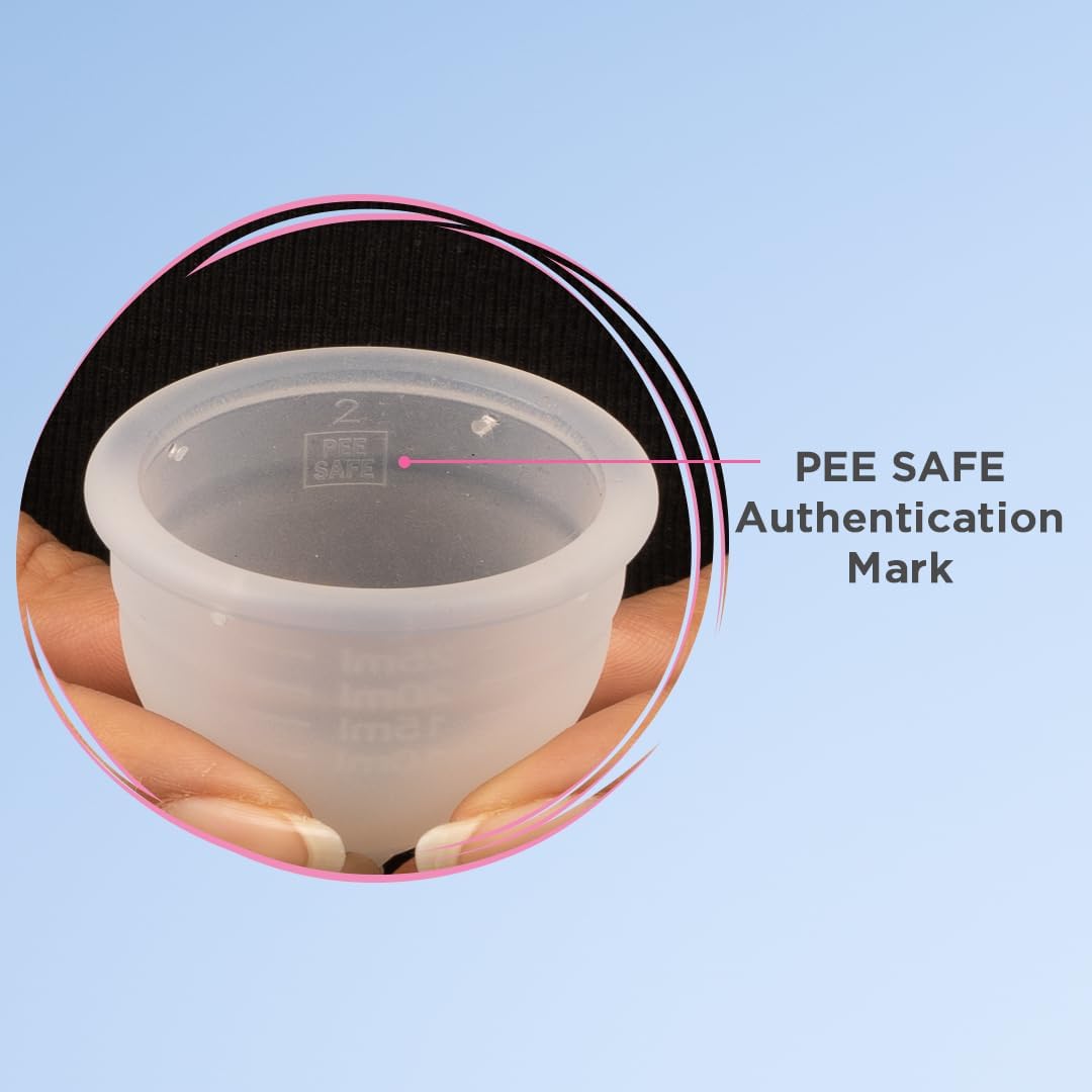 Pee Safe Menstrual Cup LARGE (Transparent)