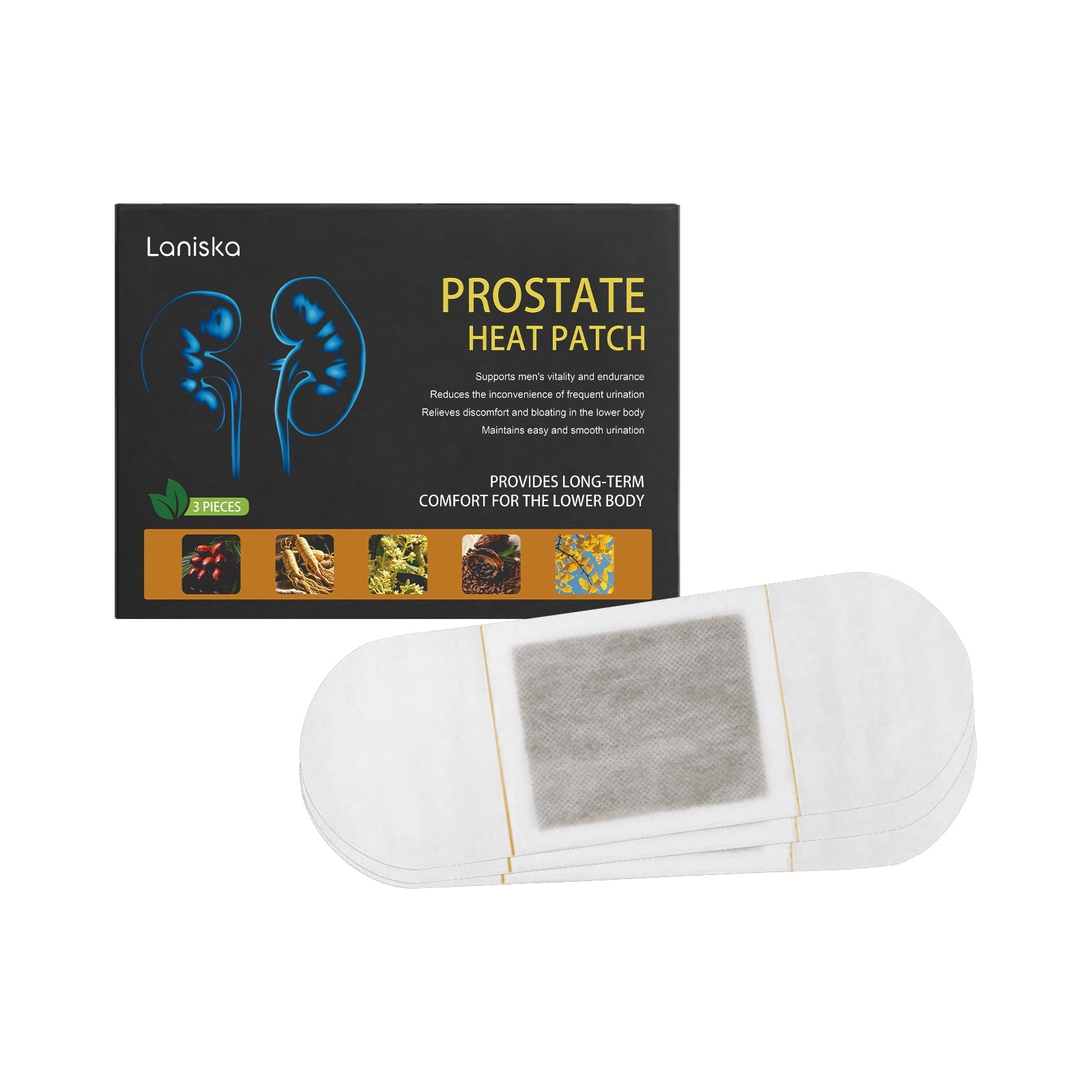 Care Patch for Men, Boost Endurance, Skin-Friendly, Easy to Use, Daily Comfort ,3pc