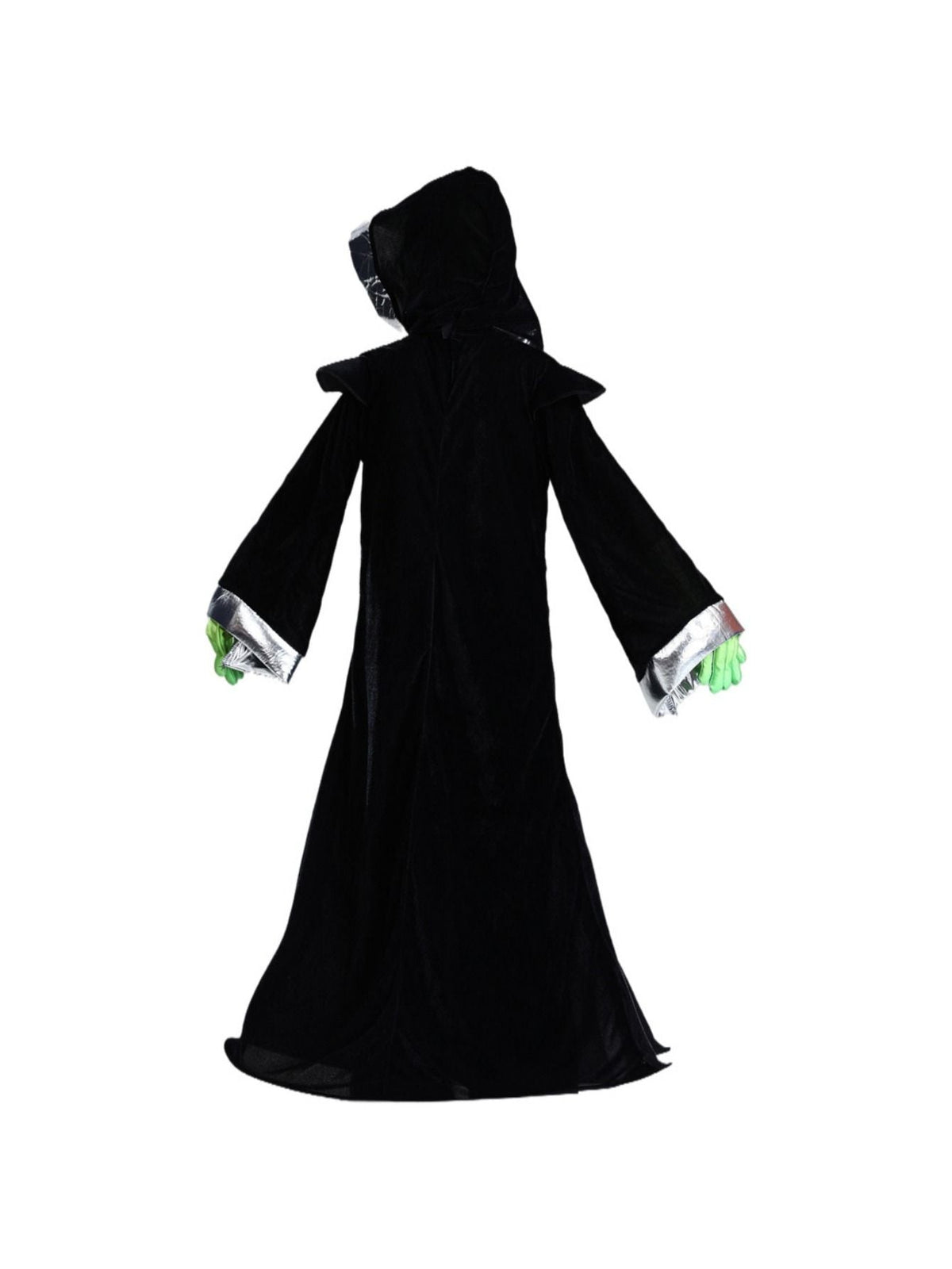Long Hooded Cloak With Mask And Gloves Imitation Alien Suit,Halloween Costume