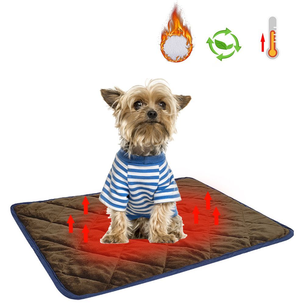 Pets Self Heating Pads Warm Dog Bed Cat Blanket Thermal Mat Sofas Floors Beds