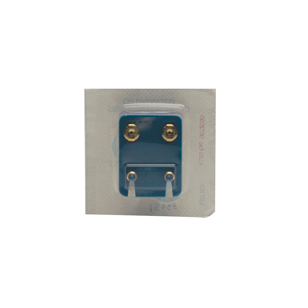 Caflon Singles Birthstone September, Gold Plated Earring