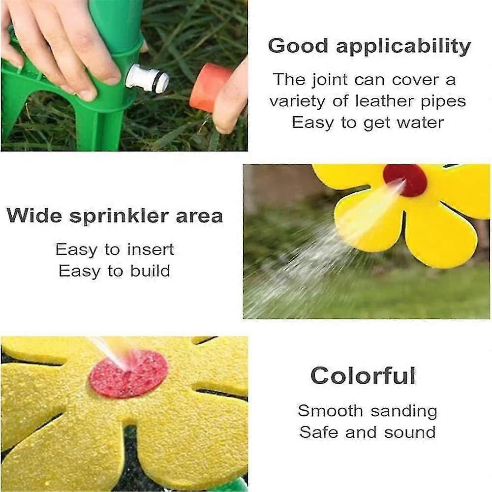 Garden Sprinkler Rotating Flower Shape for Lawn Watering