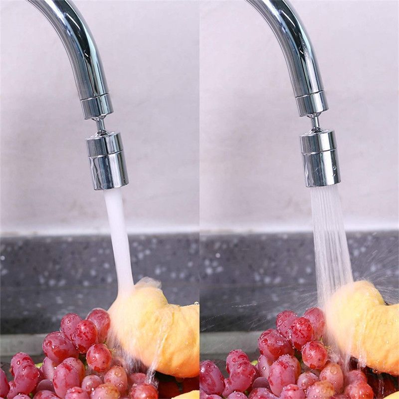 Dual-Function Faucet Spout Bubbler External