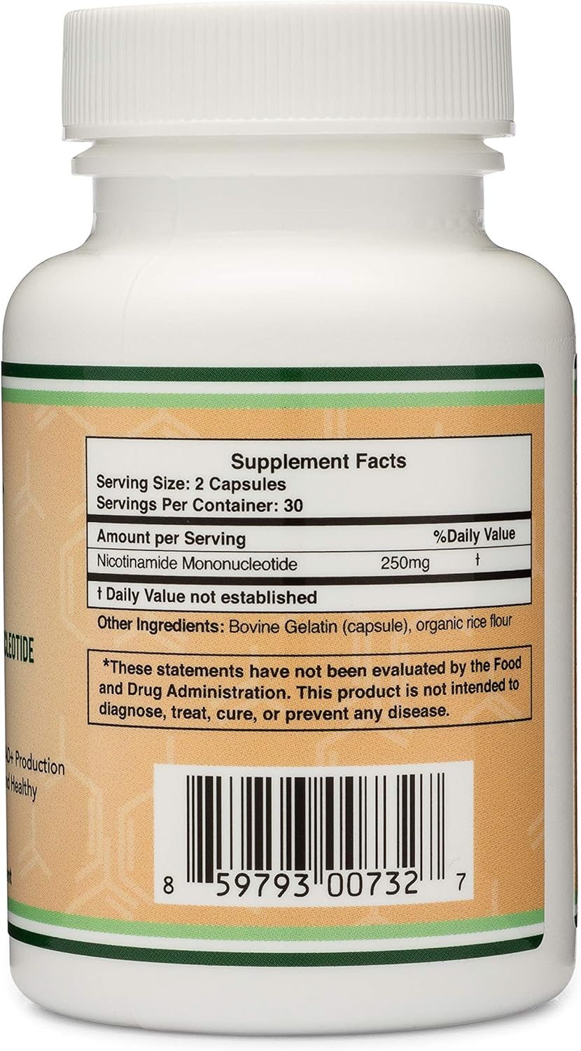 DoubleWood Supplements NMN 250mg 60 Capsules