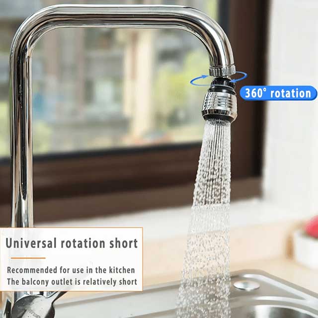 Bubbler High Pressure Faucet Extender - Water Saver for Increased Flow and Efficiency