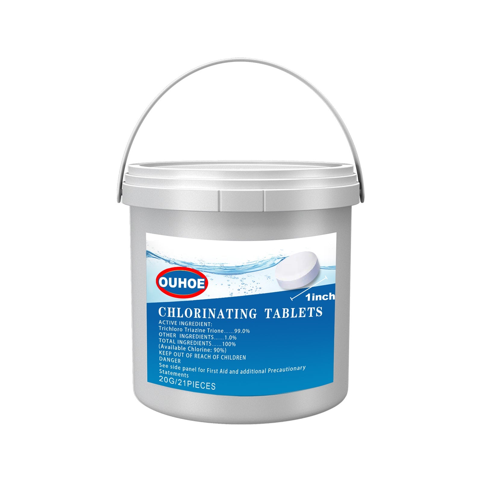 Boost Your Pool Cleanliness with Top-Rated Swimming Pool Chlorination Tablets, Fast-Acting, Easy to Use ,1 pound