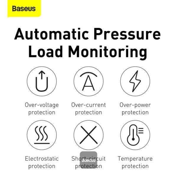 شاحن سريع Baseus 20W Super Si 1C مع كابل 1M، أسود
