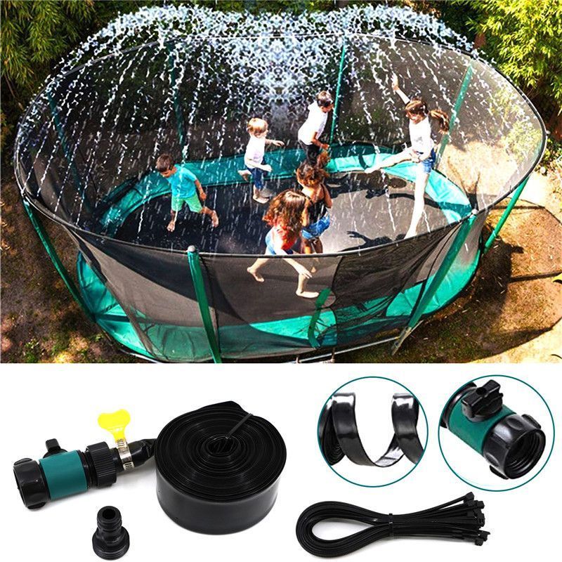 Trampoline Sprinkler Water Party Garden Cool Tool for Outdoor Water Water Park Trampoline Accessories