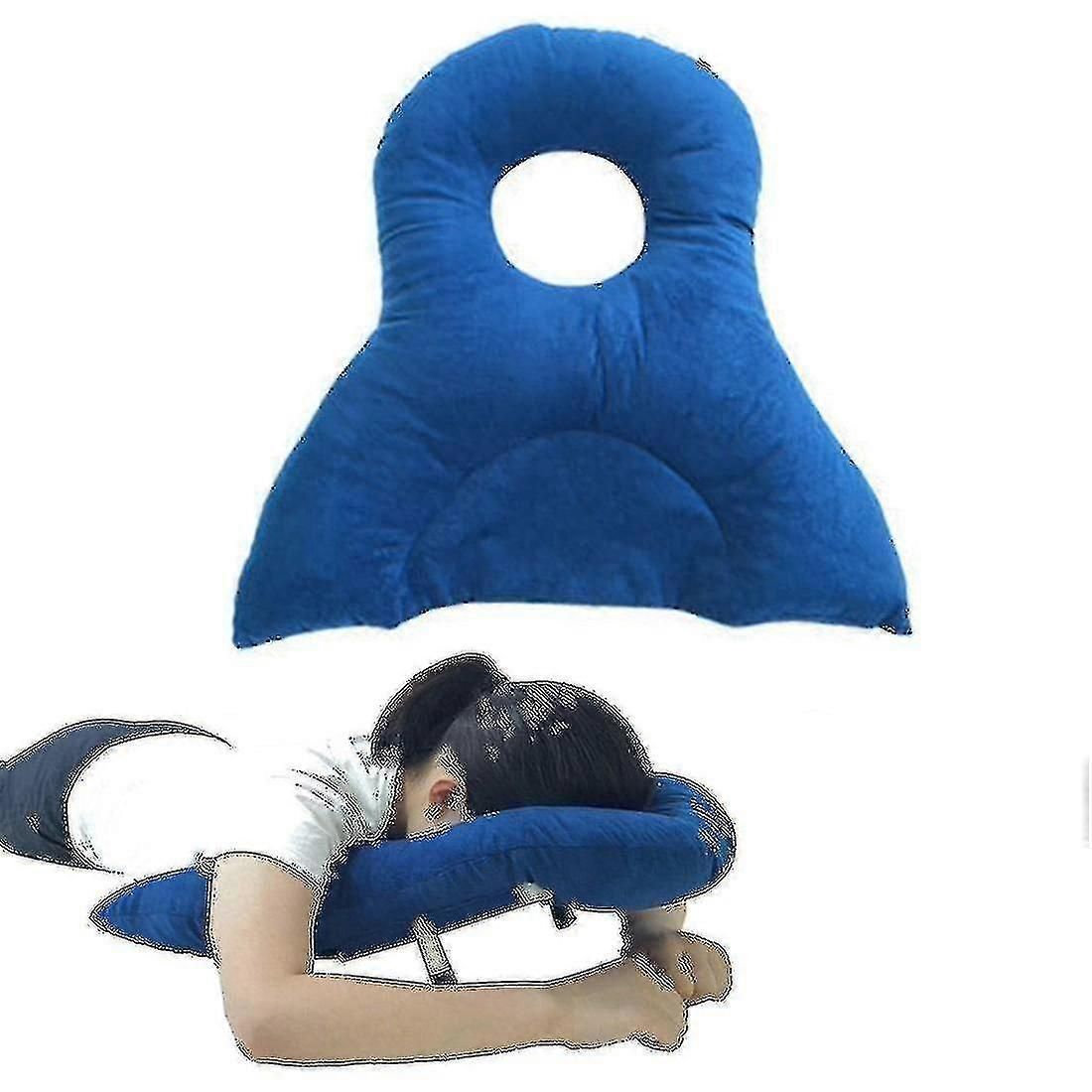 Face Down Recovery Pillow With Adjustable Cervical Support