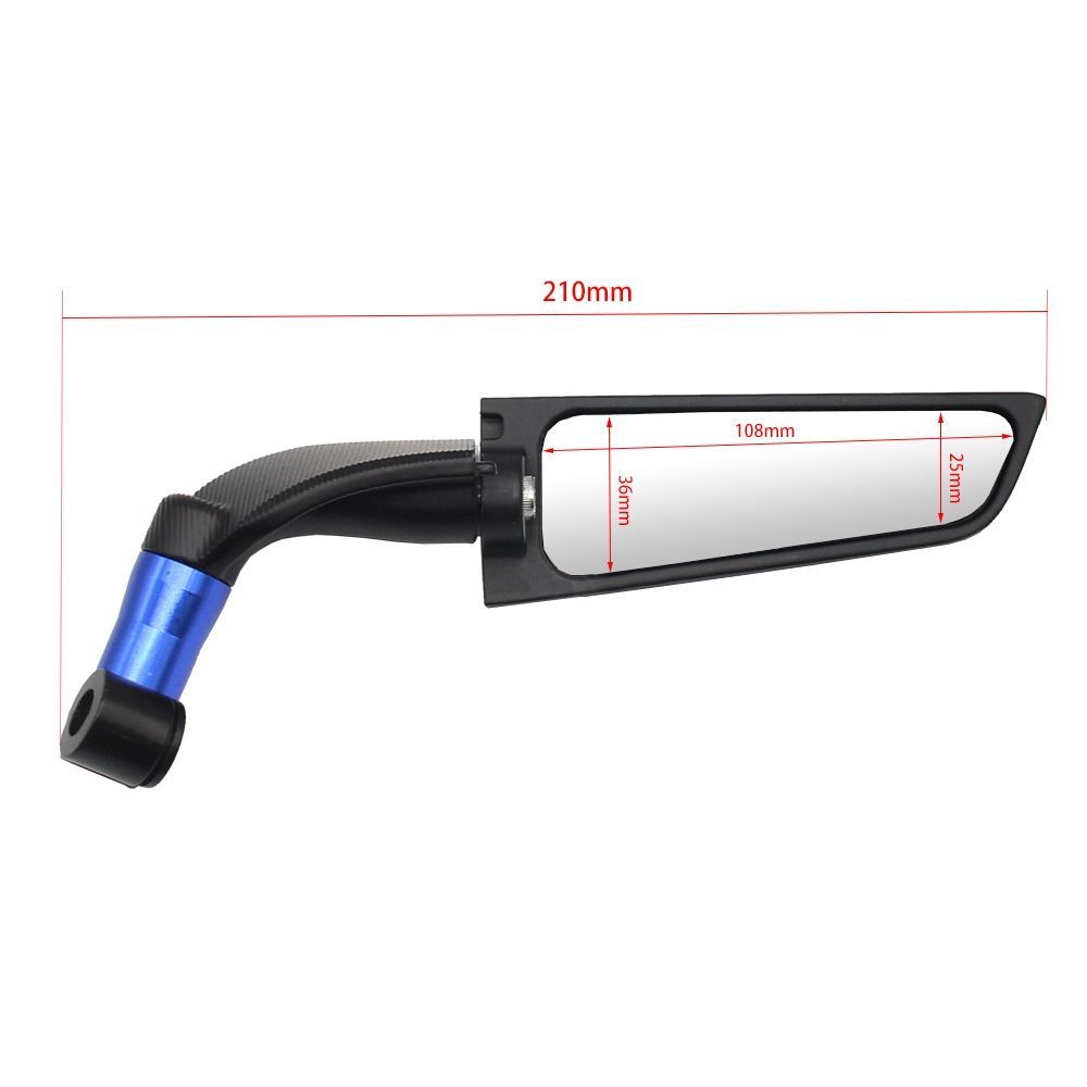 Fixed Wind Wing Rearview Mirror