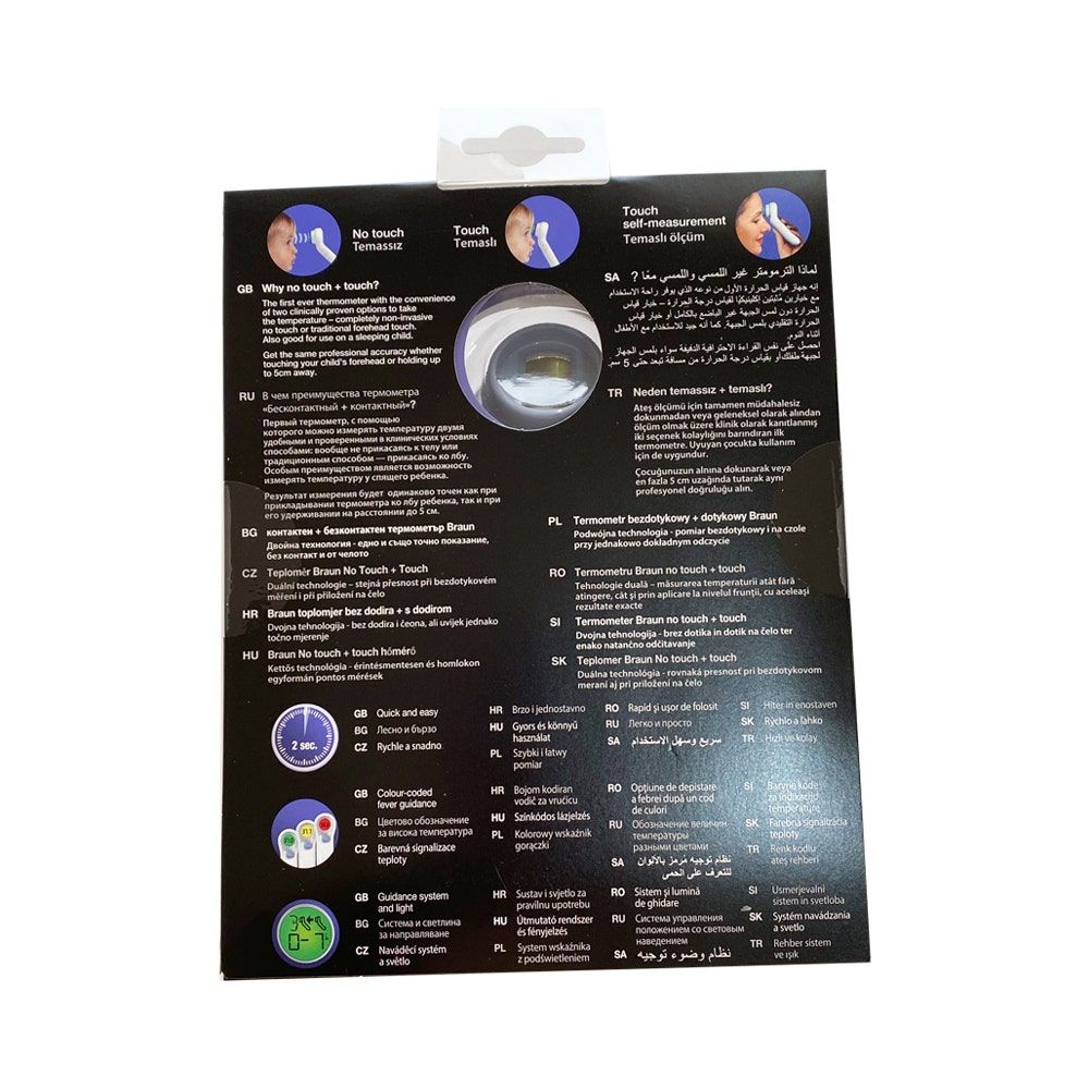 Braun Ntf3000 No Touch + Forehead Thermometer