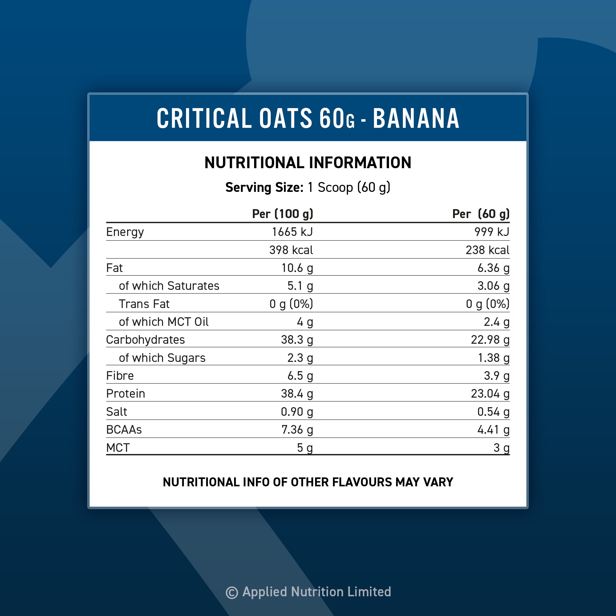 AN Critical Oats 600 GM Chocolate