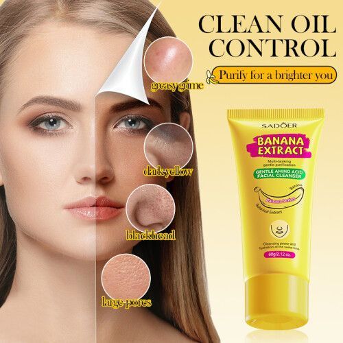 Deep Hydrating Banana Amino Acid Facial Cleanser 60g- 001- SD35844