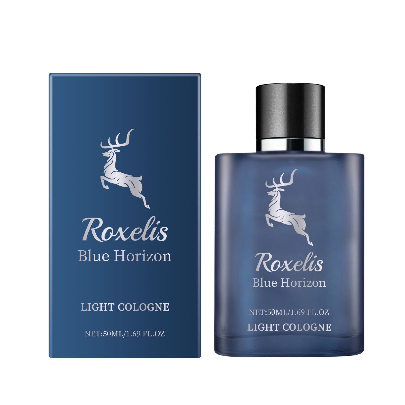 Blue Cologne Natural Retention, Fresh Sea Breeze, Long-Lasting, Niche Strong Fragrance ,50ml