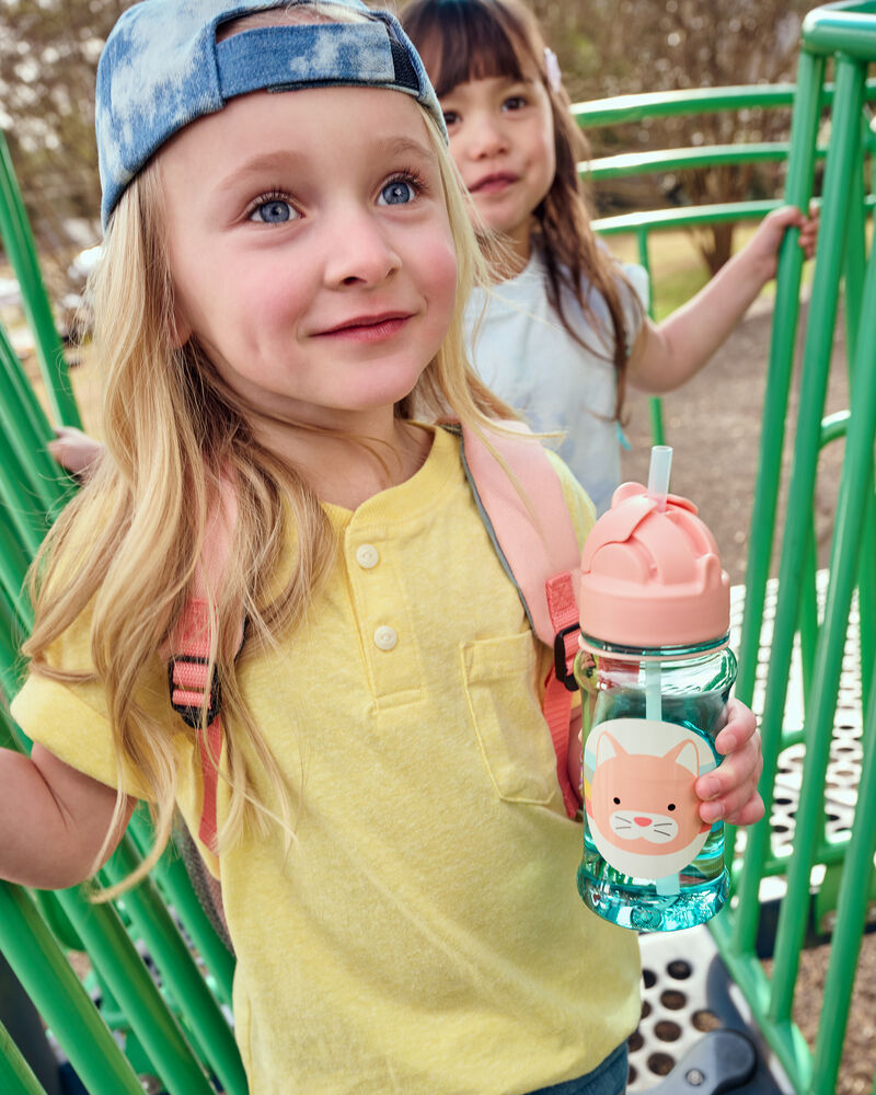 Skip Hop Zoo Straw Bottle Cat