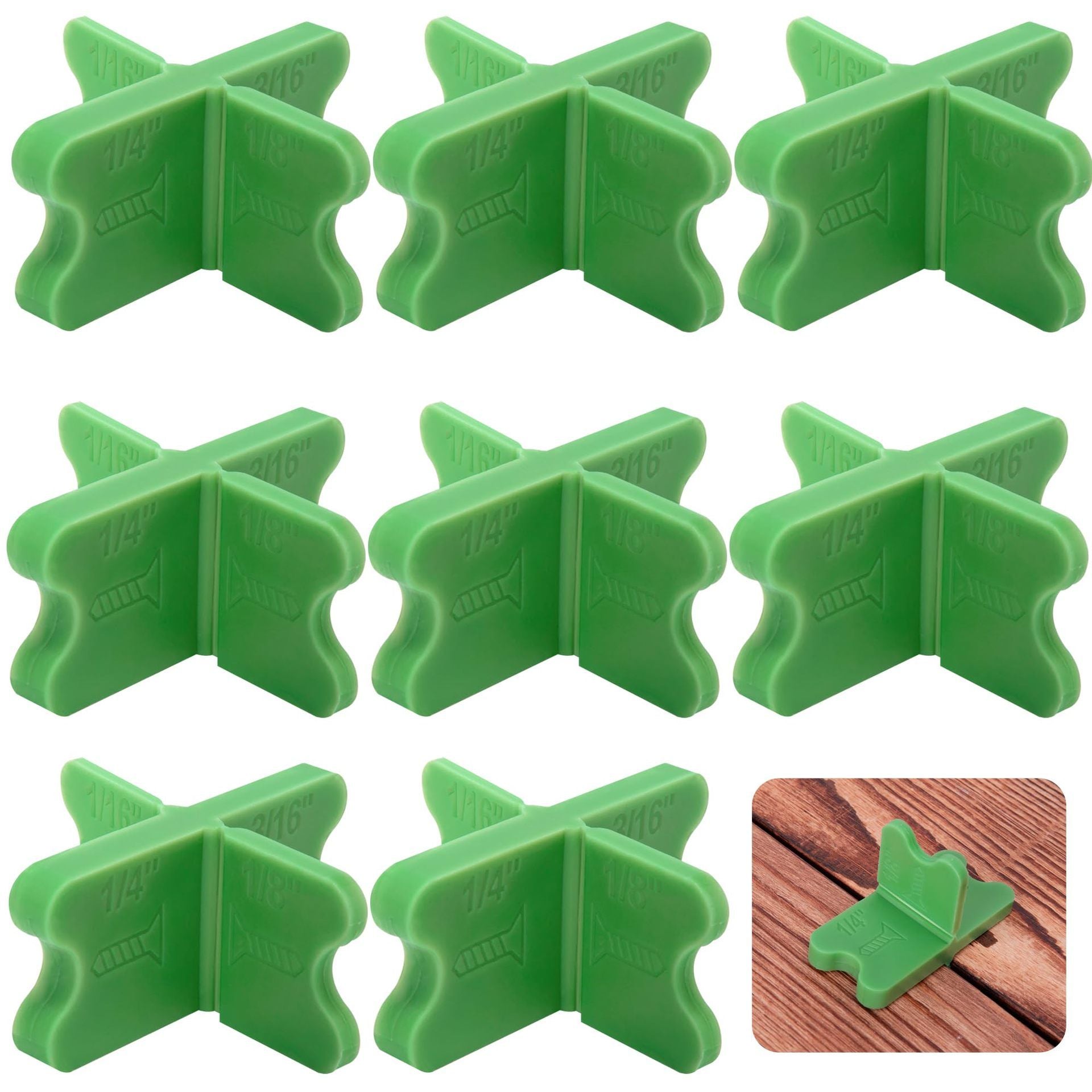 8pcs ABS Deck Spacer Tool Multifunctiona Deck Board Spacers