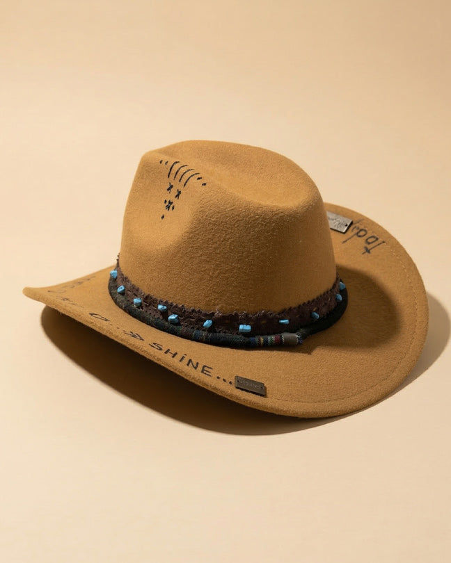 By Carmenzo Turquoise Majesty Hat