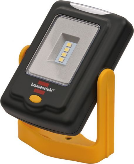 BRENNENSTUHL 1175420010 4+3 SMD LED worklight in practical pocket size (360° rotatable, foldable hook, max. 24 hours light duration)