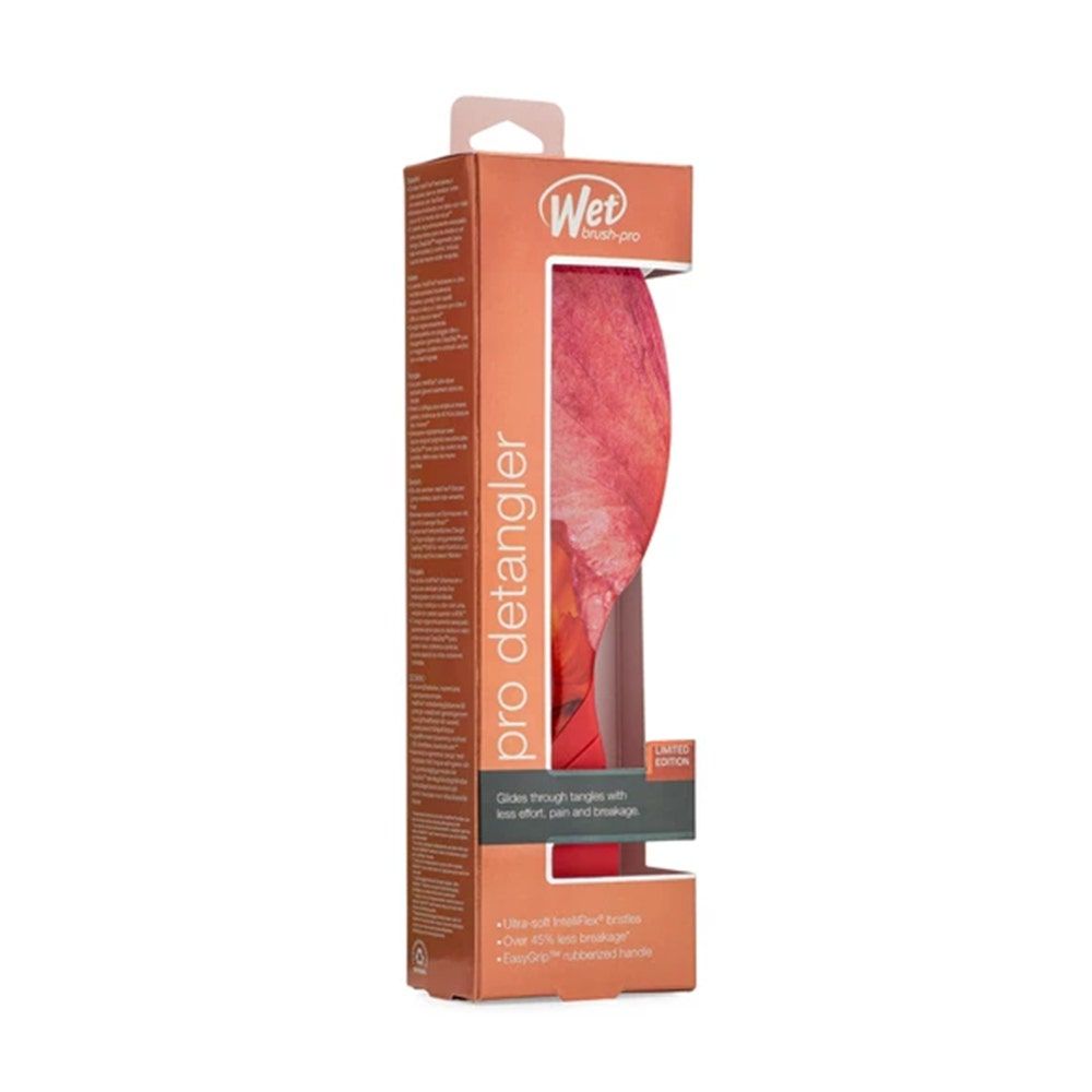 Wet Brush Pro Detangler Hair Brush, Rare Botanic Collection, Fire Coral