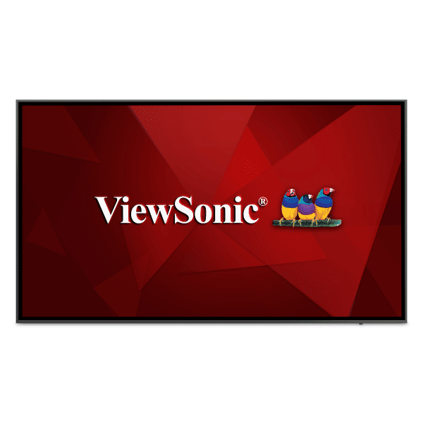 شاشة ViewSonic CDE8620-W مقاس 86 بوصة، دقة 3840 × 2160 - 4K UHD / غير تعمل باللمس / مزودة بمكبرات صوت / متصفح Chrome / vCast مدمج / نظام تشغيل Android