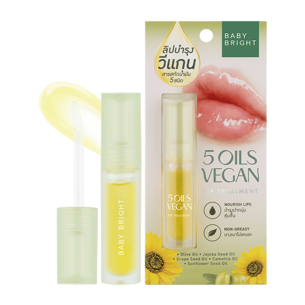 5 OILS VEGAN LIP TREATMENT 2.5G BABY BRIGHT (M)
