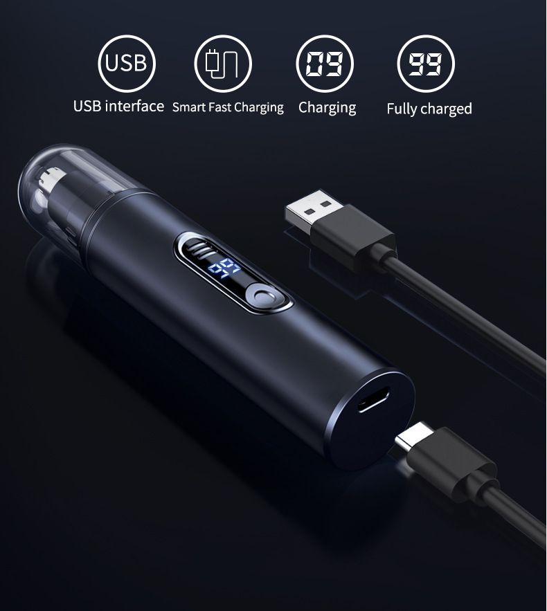 LED USB Type-C Nose Hair Trimmer