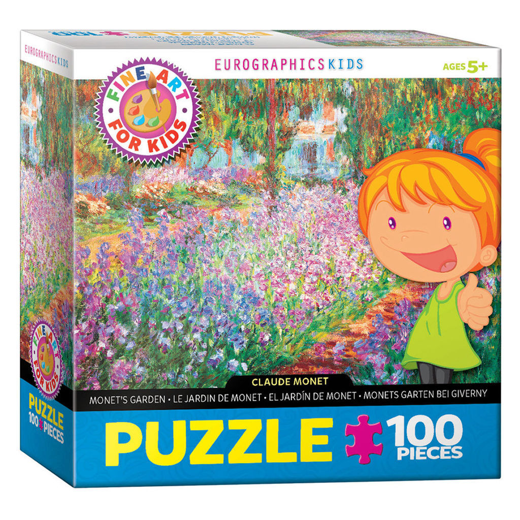 Monet'S Garden By Claude Monet 100 Pieces Puzzle