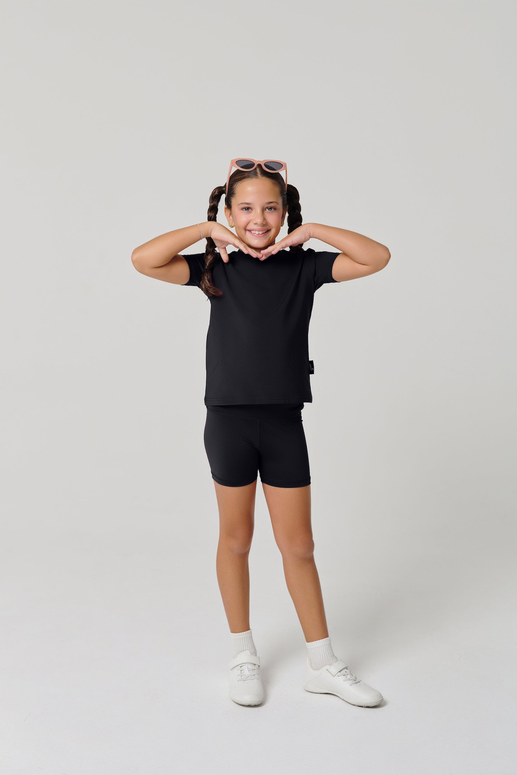 شورتات ركوب الدراجات "MULU Classic" للأطفال - أسود