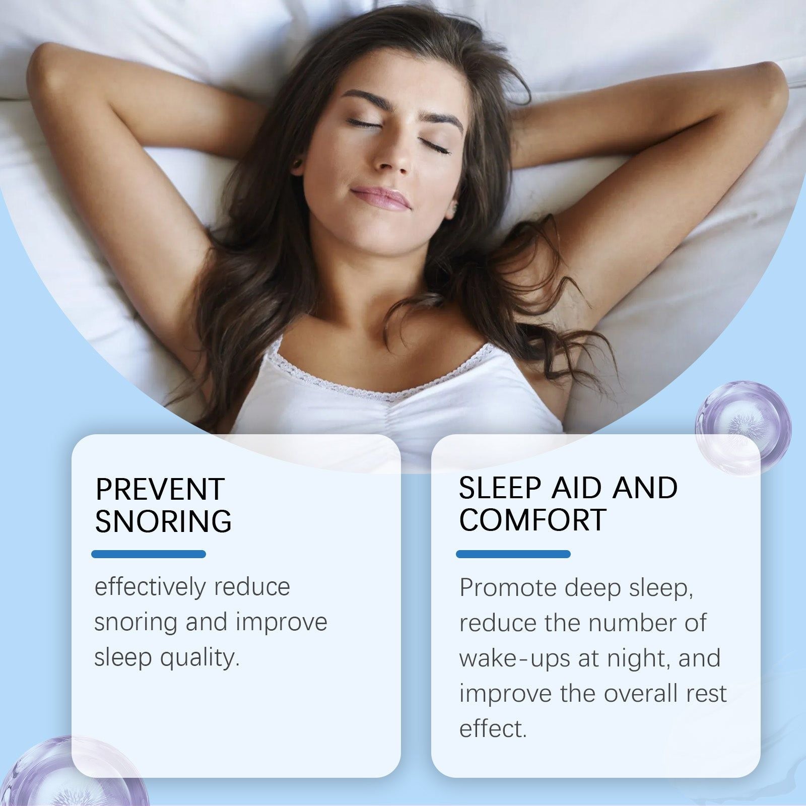 Anti-Snoring Sleep Patch, Body Care, Deep Sleep, No More Waking Up ,30pieces