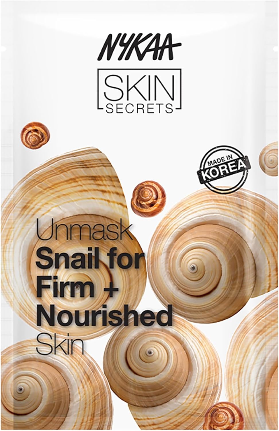 قناع ورقي للبشرة من Nykaa Skin Secrets Snail Sheet Mask