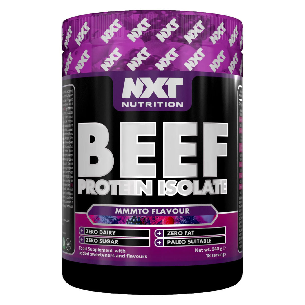 NXT BEEF PRO ISOLATE MMMTO FLVR 540 G