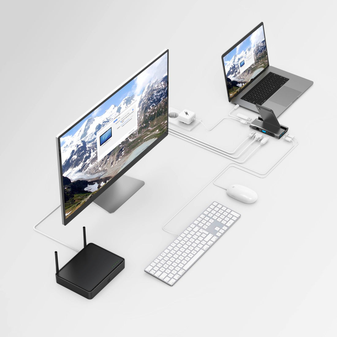 HAMA 135760 محطة إرساء USB C 7 في 1