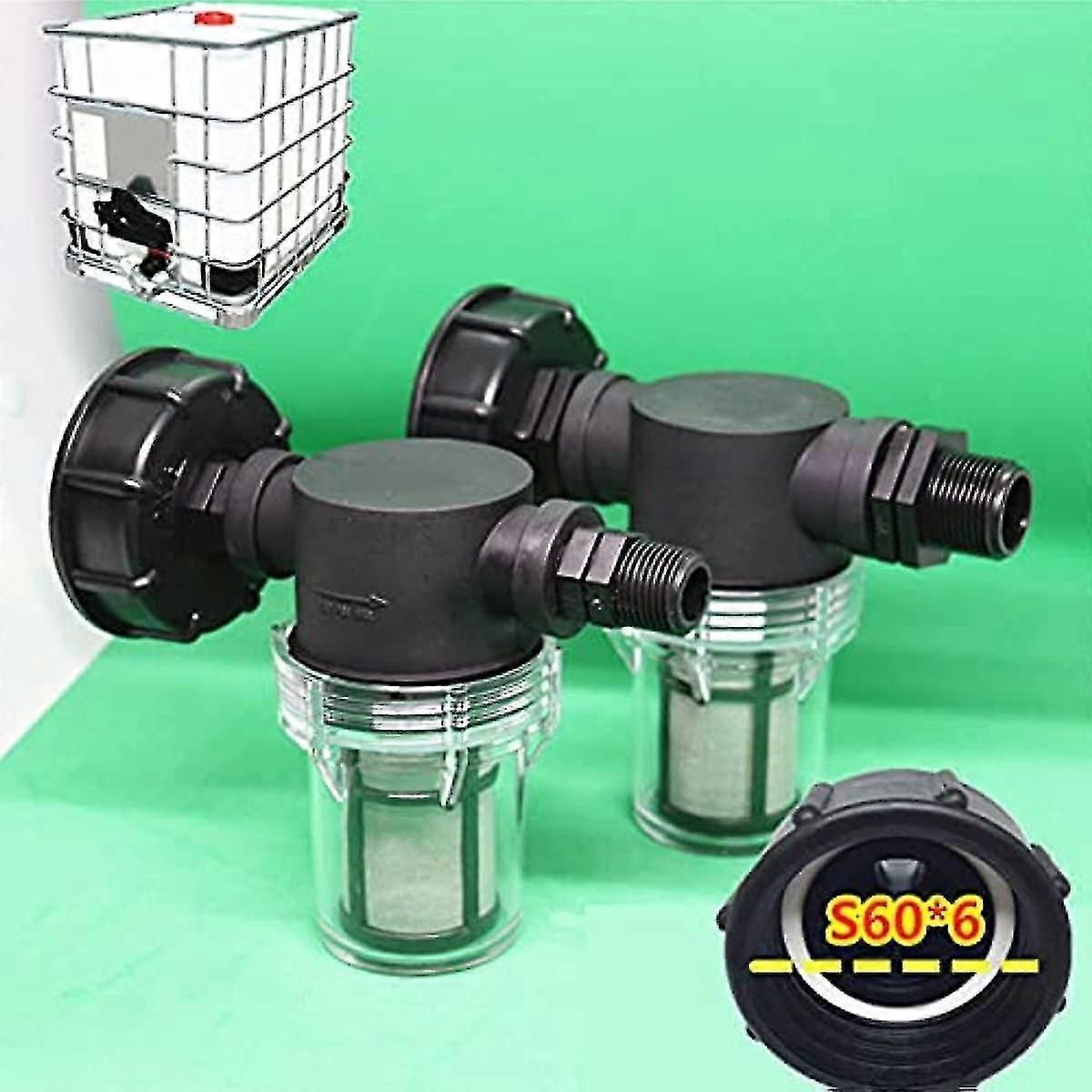 IBC Tank Tap Adapter S60x6 With Built In Filter