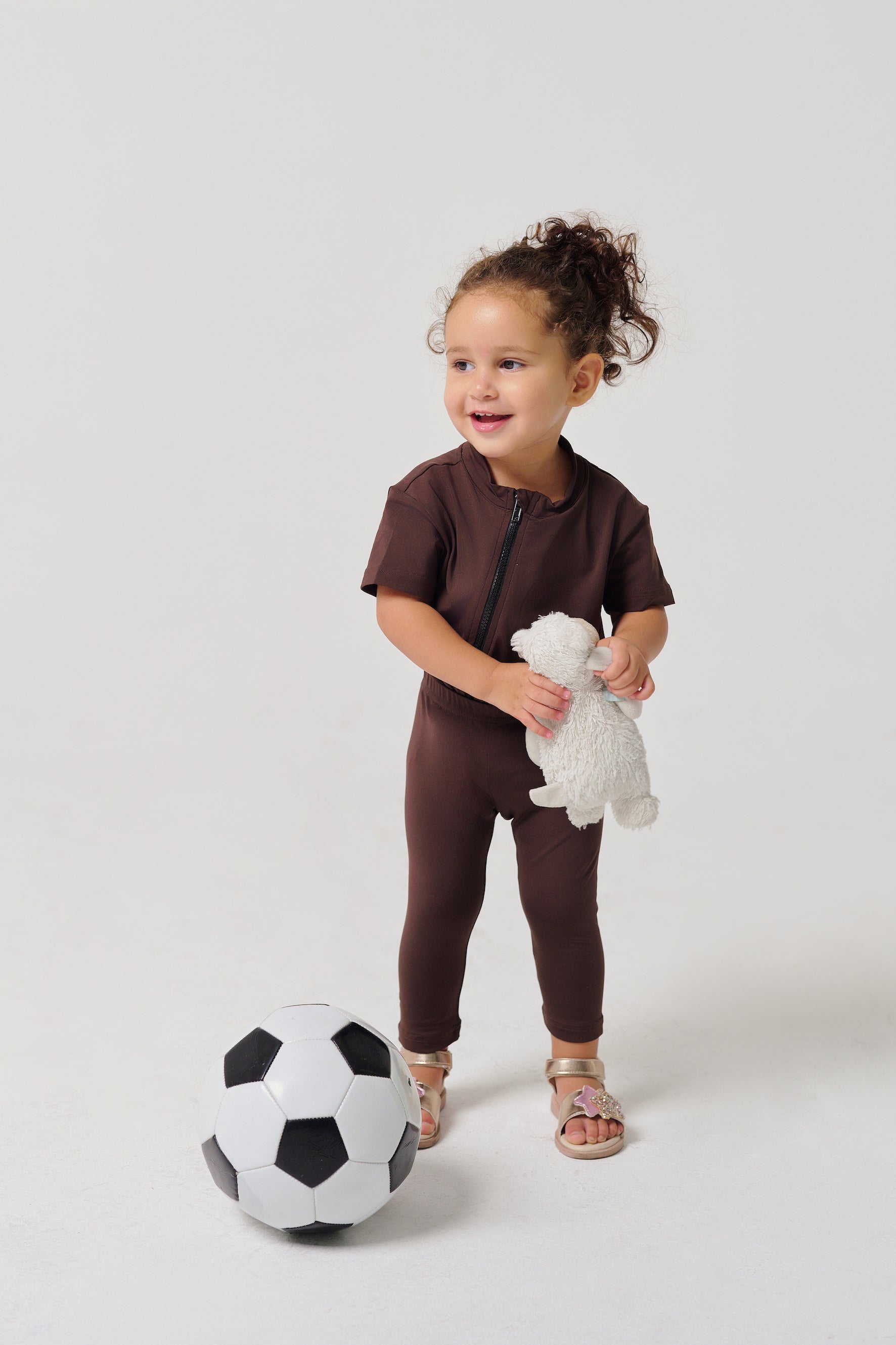 MULU Classic Unisex Baby Tights - Brown