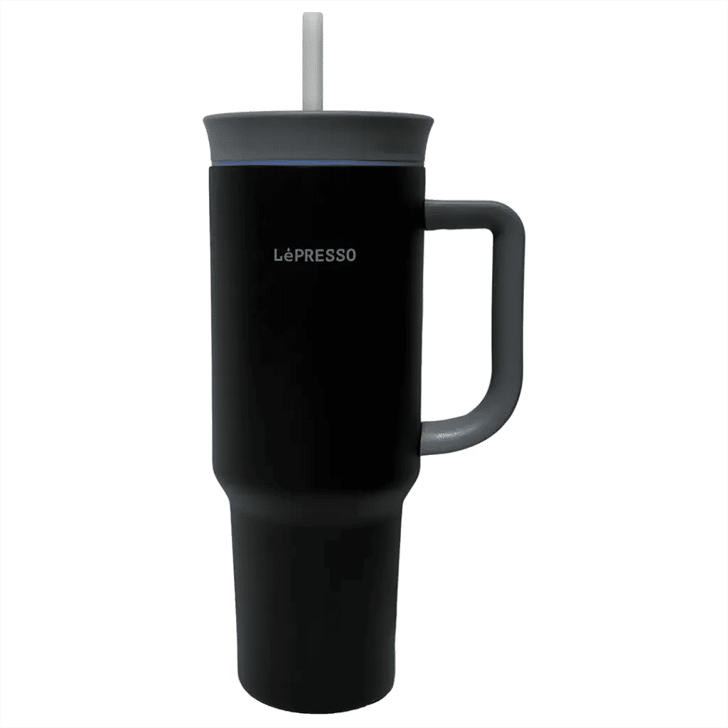 LEPRESSO QUIRKSIP INSULATED TUMBLER BLUE