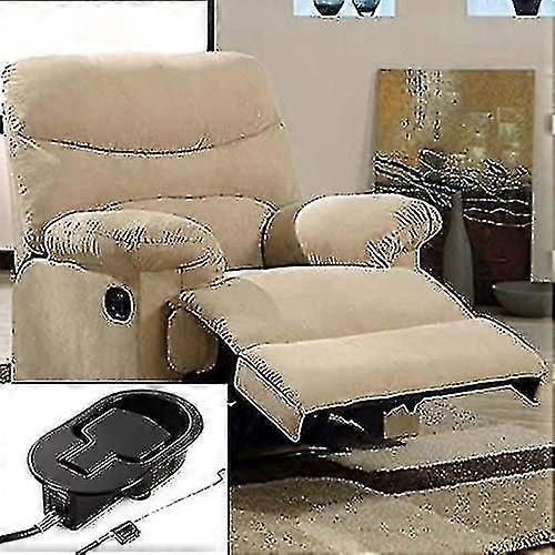 Recliner Replacement Parts - Universal Black Metal Pull Recliner Handle With Cable