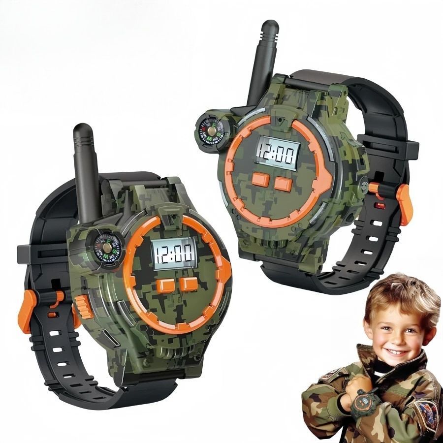 Rechargeable Walkie Talkies for Kids Radio Walky Talky with Flashlight Children Gifts