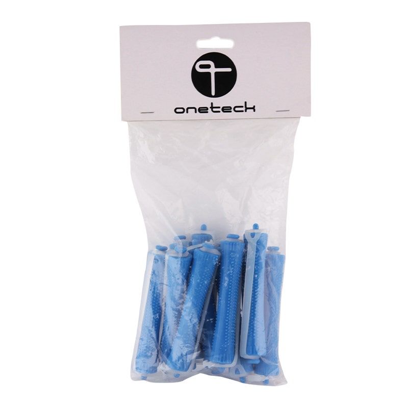 Onetech Hair Rollers Perm Rod, Blue 11mm, 1x12