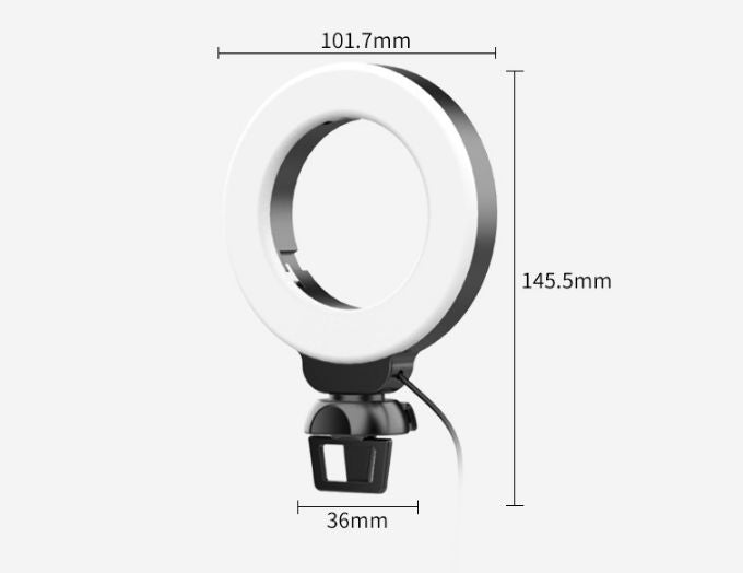 Ring Video Conference Computer Lighting Computer Camera Fill Light Adjustable