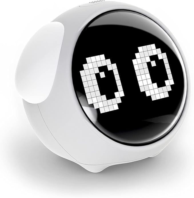 Children Get up Mini Smart Alarm Clock Voice Control Night Light Kids Gift