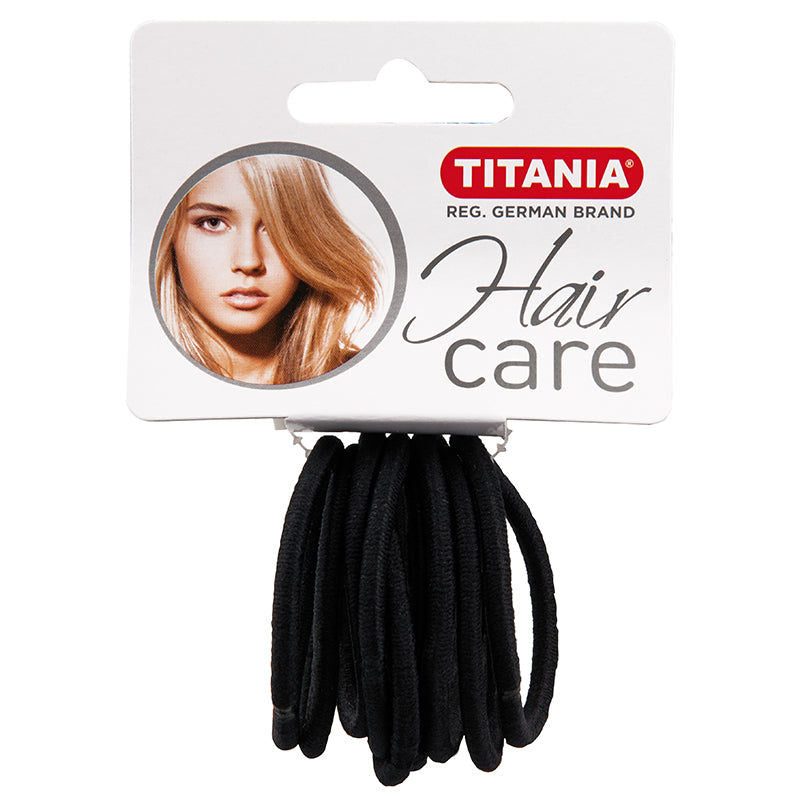 Titania 7808 Elastics,9 Pcs,Black,Strengh 4 Mm