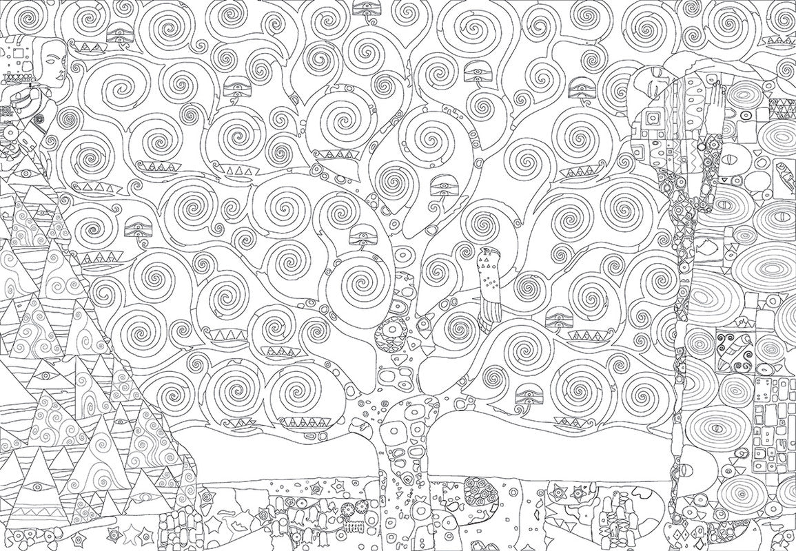 Tree Of Life / Color Me Puzzle - 300 Pieces Puzzle