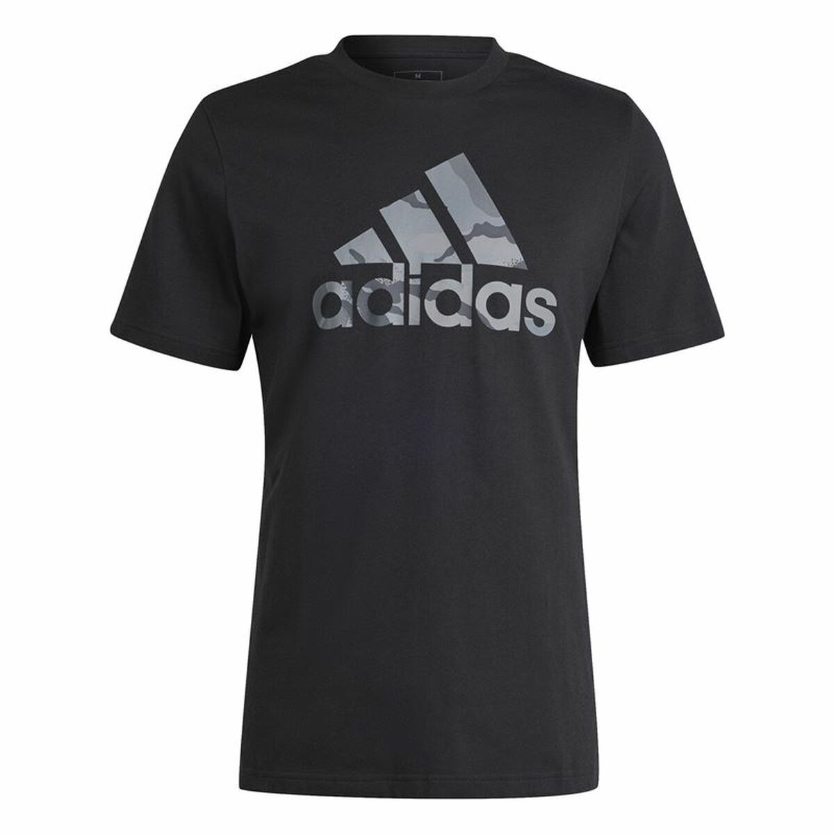 Men’s Short Sleeve T-Shirt Adidas Camo G 1 Black