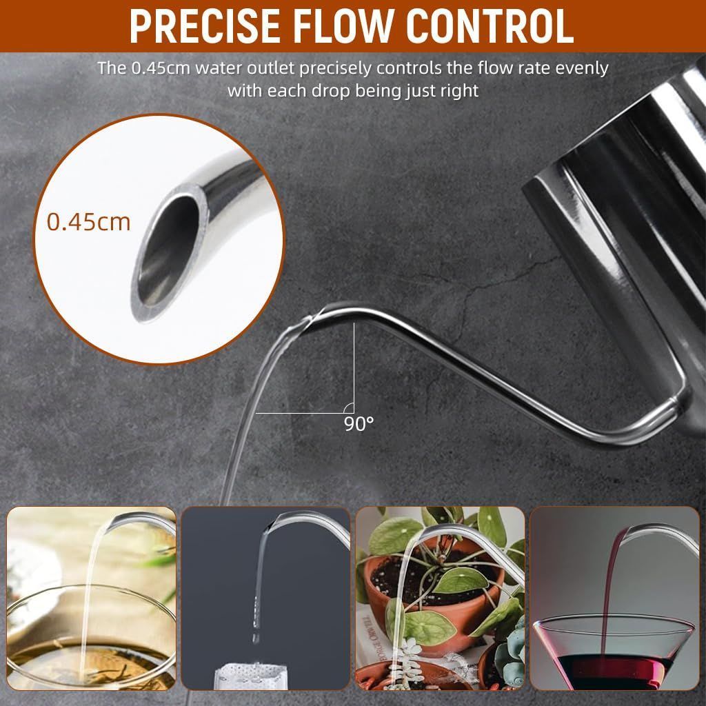 Pour Over Coffee Water Kettle 350ml Coffee Pot Gooseneck Kettle Hand Drip Kettle