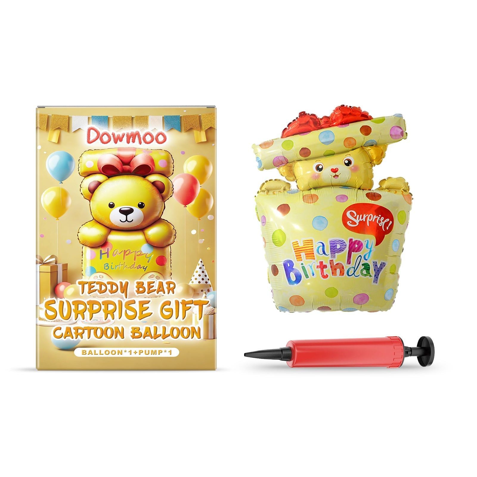 Bright Color Balloon Set for Valentine's Day, Weddings, Birthdays, and Celebrations ,1set