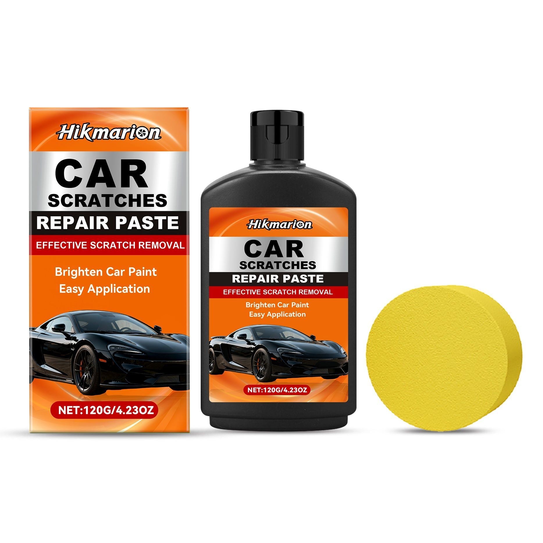 Car Scratch Care Set, Easy Paint Surface Repair, Safe and Effective ,1set