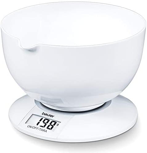 BEURER KS32 KITCHEN SCALE BOWL 5KG tara