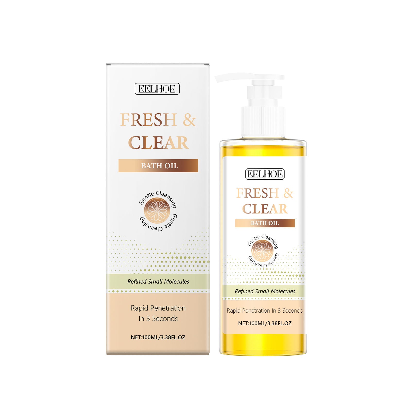 Chamomile Bath Oil, Soothe Skin, Moisturize, Nourish, Refresh, Gentle Cleanse ,100ml